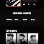 Barber Website Development project